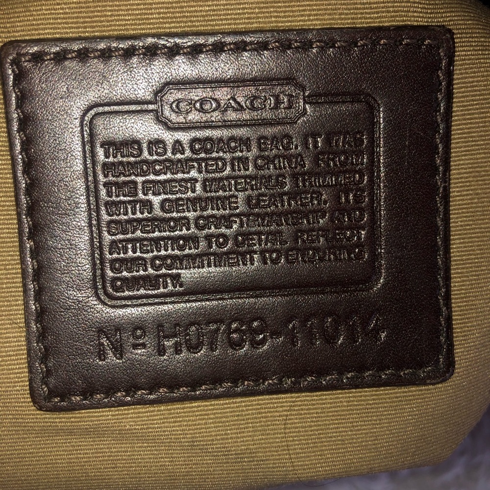 Authentic Coach Purse - Picture 2 of 4